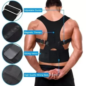 Fully Adjustable Magnetic Orthopedic Posture Corrector for Men Women Corset Upper Lower Relief Back Brace Belt Lumbar Support