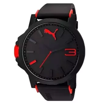 Black Red Sports Watch for Men