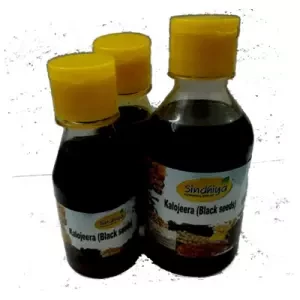 Sindhiya Organic Kalojira tel 200ml (Black Seeds - Black Cumin Oil)