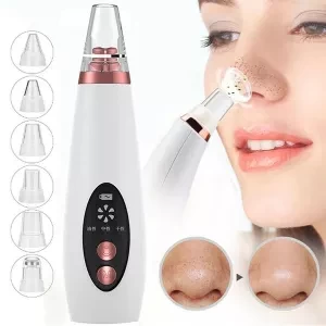 Electric Vacuum Electric Acne / Blackhead Remover Extractor 6 Suction Head Beauty Machine For Skin Care