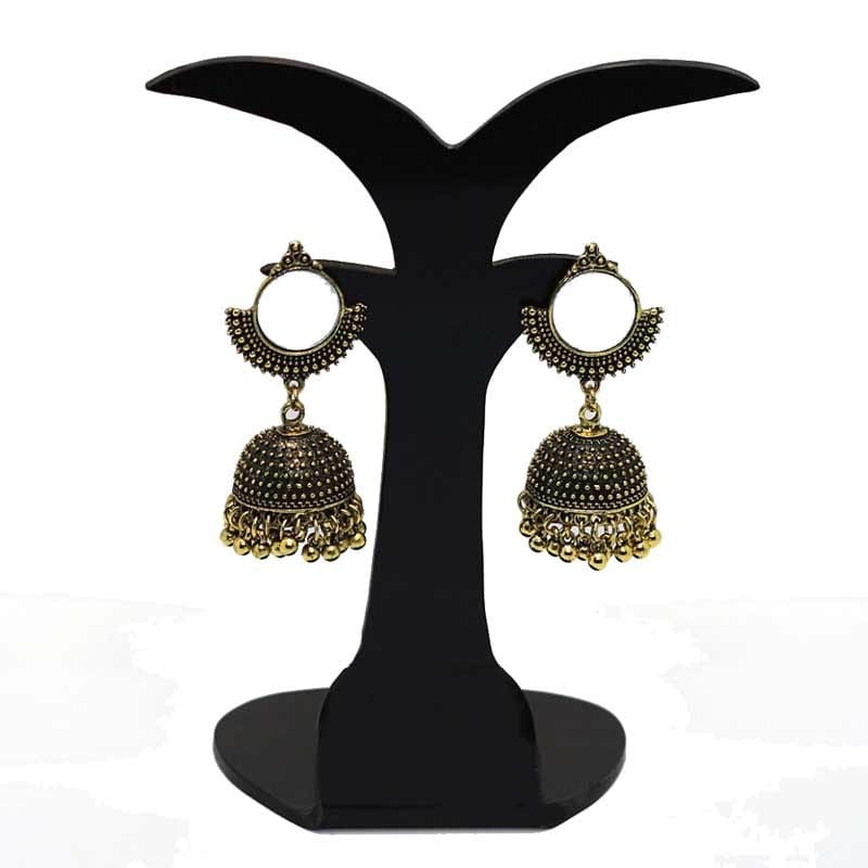 Antique Metal Silver Earring for Women