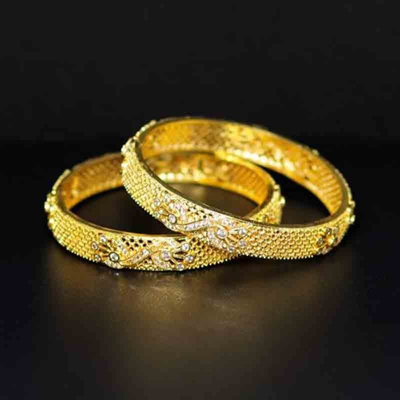 American Diamond Cut Stone Bangle for Women