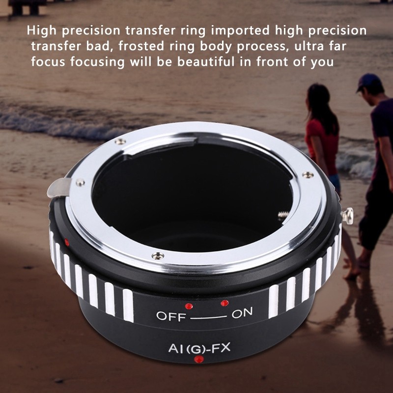 LEEDSEN AI(G)-FX Lens Mount Adapter Ring AI(G) Series Lens Control Ring for AI(G) Lens Adapter FX Camera Manual Focus