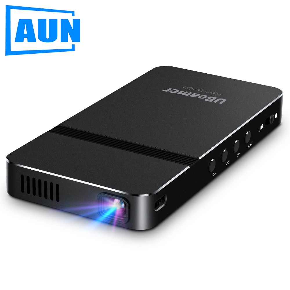 AUN Ubeamer 1 MINI Projector Laser Beamer 4K Video Projector Home Theater Portable DLP Projector for Home Cinema