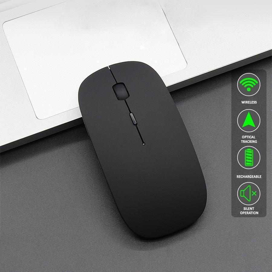 Rechargeable Wireless Optical Mouse, Wireless Computer Gamer 2.4GHz Mouse