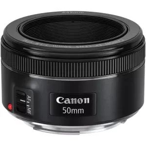 Canon EF 50mm F/1.8 STM Lens - Black
