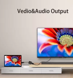 DP to HDMI Converter DisplayPort to HDMI Adapter DP02 Portable DisplayPort DP to HDMI Adapter Cable Display Port Converter 4K DP to HDMI Adapter DisplayPort to HDMI HDTV Cable Adapter Converter Dp Mal